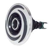 Directional Jet Medium/3.5 Inch for Bellagio Tubs Bari, Venezia, Arum C - 3 Brow design, Grey/Silver - Black Screw Fit